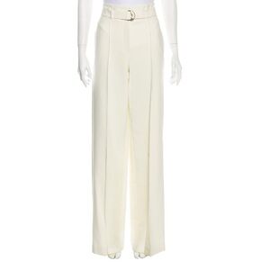 Robert Rodriguez white belted trousers